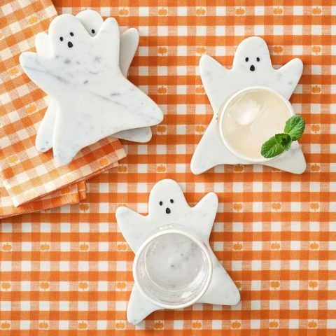 halloween ghost coasters